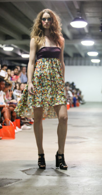 bandeau and floral skirt combo