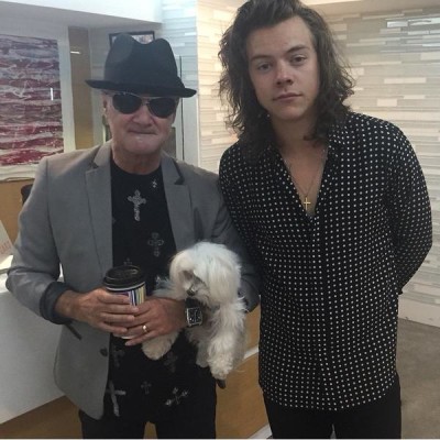 Bruno Mascolo with Harry Styles
