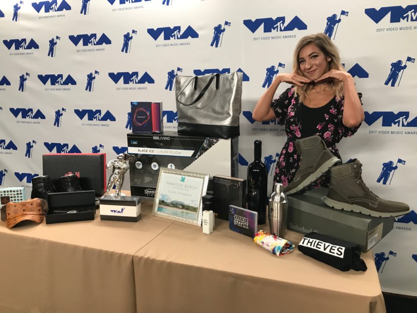 Gabbie Hanna and 2017 MTV Awards Celebrity Gift Bag