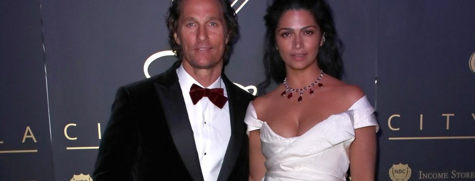 Mathew McConaughey and wife Camila Alves attend the 2018 City Gala
