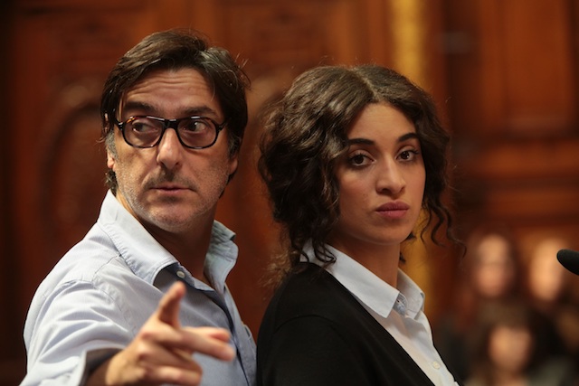Yvan Avital directs Camelia Jordana in Le Brio which screened at COLCOA French Film Festival