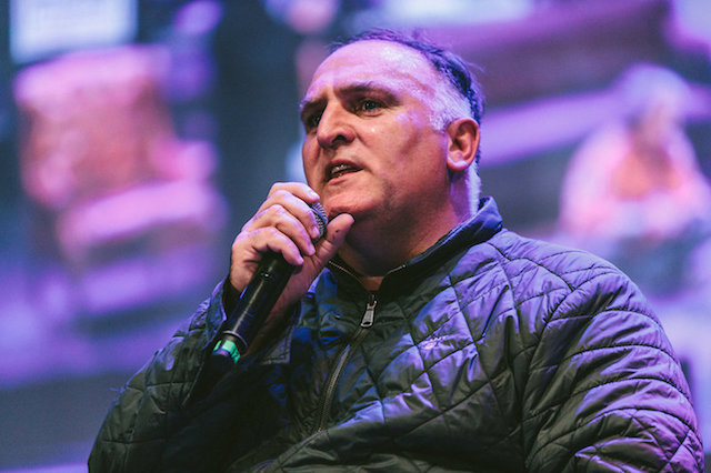 Chef Jose Andres speaks at The Power of Food Panel discussion for Food Bowl 2018