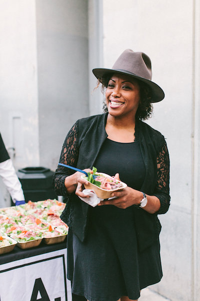 Nyesha Arrington attends The Power of Food event at the Wiltern Theater for LA food Bowl 2018