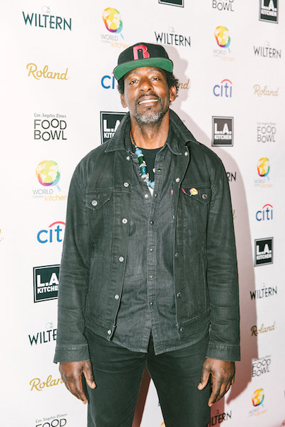 Ron Finley at The Power of Food event for LA food Bowl 2018 at the Wiltern Theater.