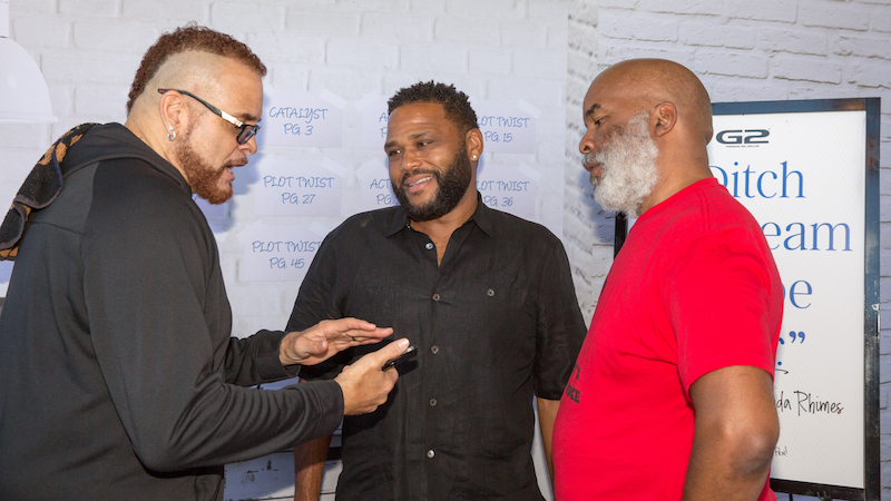 Sinbad, Anthony Anderson and David Allan Grier attend the 2018 GBK Pre-Emmy Awards Gifting Lounge