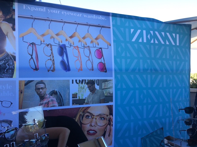Zenni Optical display at the 2018 GBK _Pre-Emmy Awards Gifting Suite Photo: LA ELEMENTS