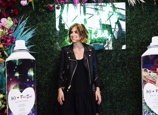Ashley Streicher hosts the launch of the R+Co x Fred Segal Collection