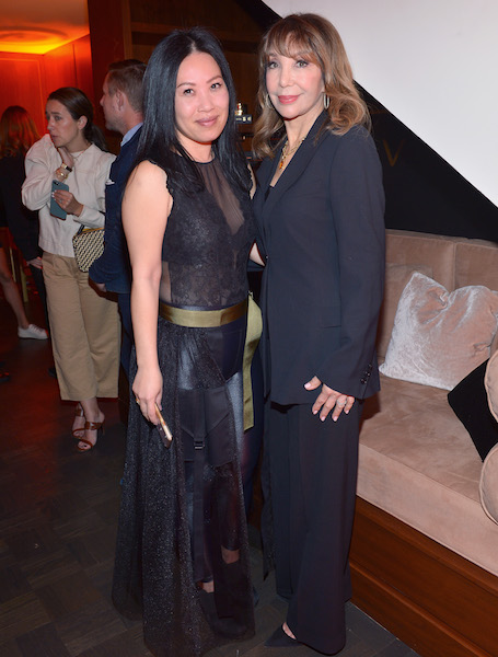 Mary Nguen and Veronica Barton Schwartz attend the launch party of their luxury skincare line, American Vanity