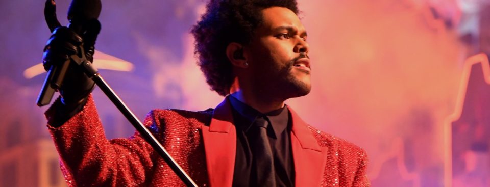The Weeknd shines in a custom design by Mathew M. Williams for Givenchy.