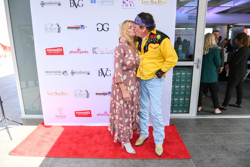 Michael Madsen and wife DeAnna at the Secret Room Events 2021 Pre-Emmy Gift Lounge
