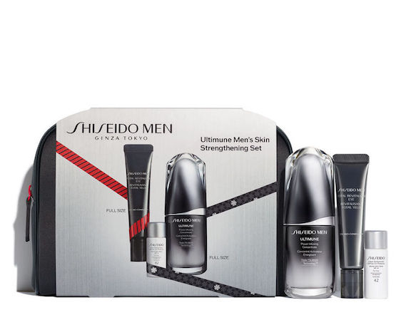 Shiseido Ultimune Men's Skin Strengthening Gift Set in the LA ELEMENTS 2021 Holiday Gift Guide 