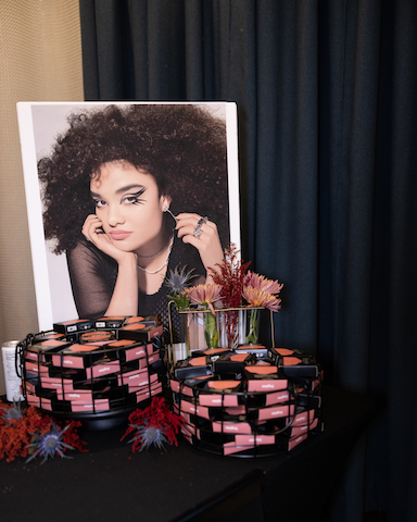 KVD Beauty at the gifting suite celebrating the MUAHS.