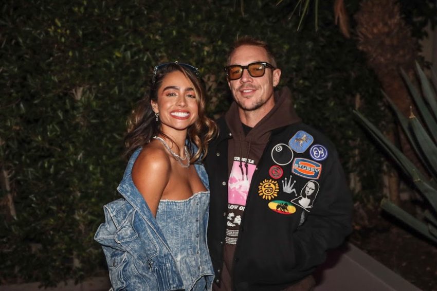 Diplo and Sommer Ray attend the party for Imaraïs Beauty.