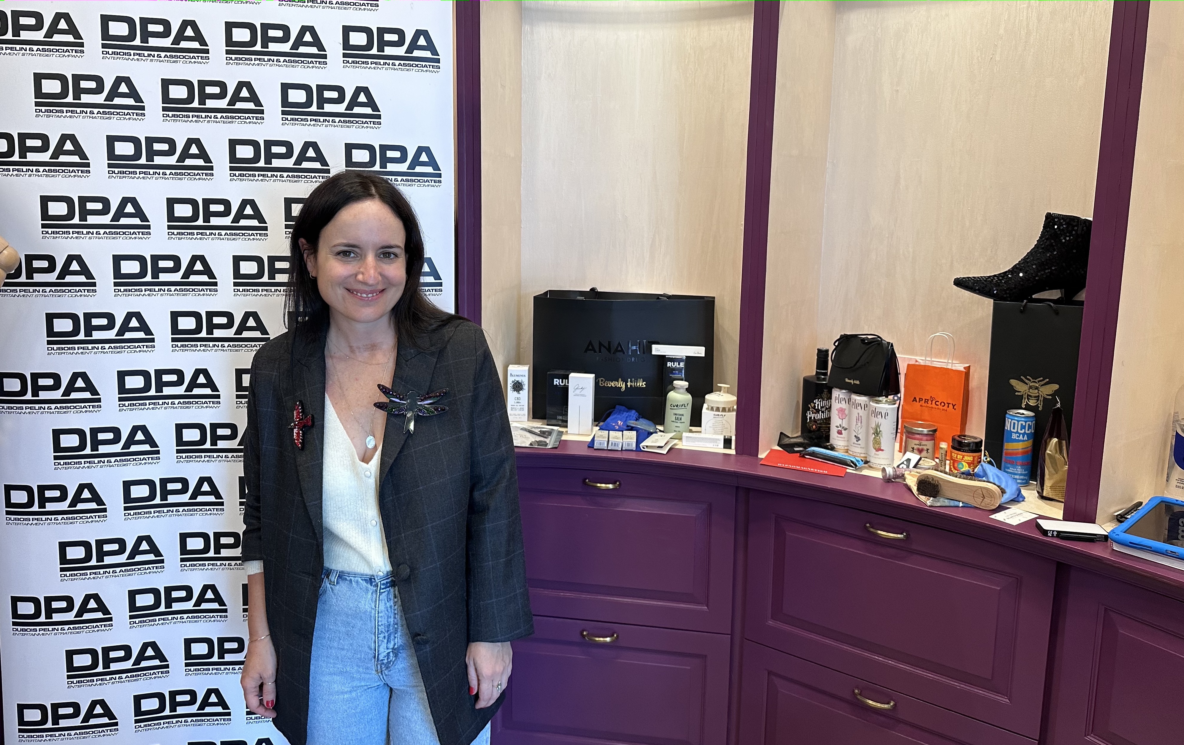 Maite Alberdi attends the 2024 Pre-Oscar Style Lounge by DPA and Fashion Drug by Anahit.
