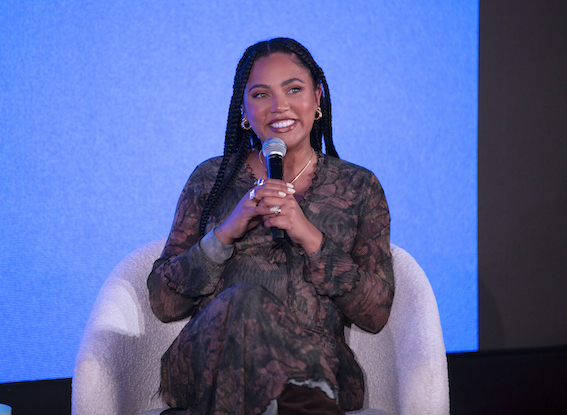 Ayesha Curry at the 2024 Voices of Beauty Summit.