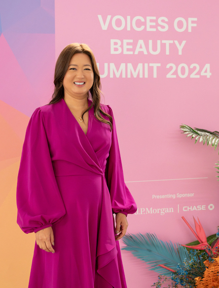 Sarah Chung Park at the 2024 Voices of Beauty Summit in Downtown LA.