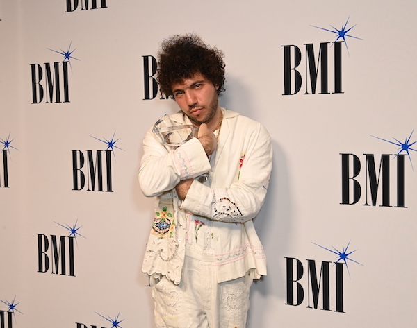 Benny Blanco receives the President's Award at the 2024 BMI Pop Awards.