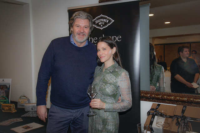Marcus Meyer from Josephinenhutte and Jackie Tohn at the 2025 DPA Music Lounge.