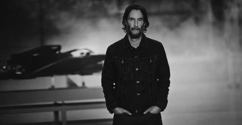 Keanu Reeves, executive producer of upcoming Cadillac Formula 1 Team docuseries.