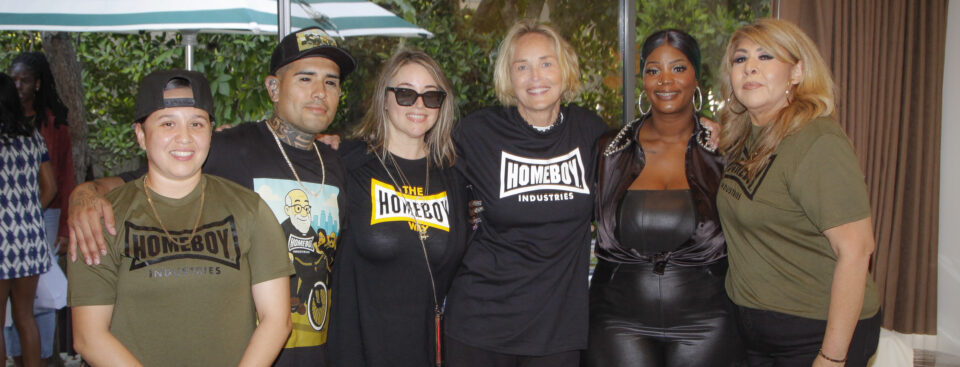 Sharon Stone shines at the DPA Pre-Awards Gift Suite in Honor of the Emmys.