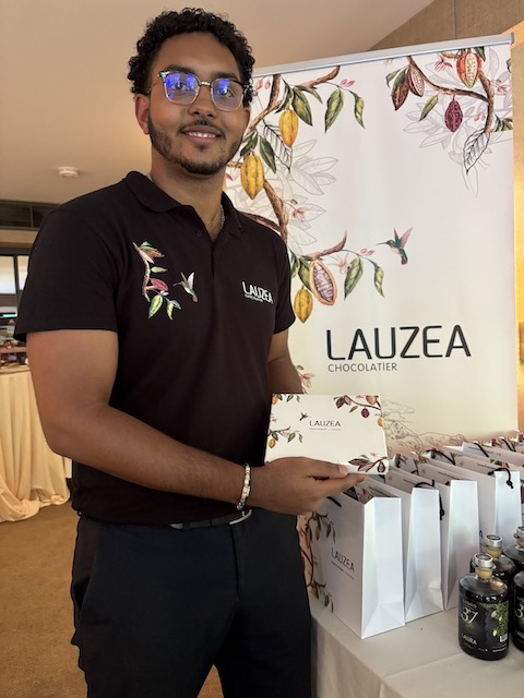 Theo Lauzea at the 2025 DPA Pre-Awards Gift Suite in Honor of the Emmys.