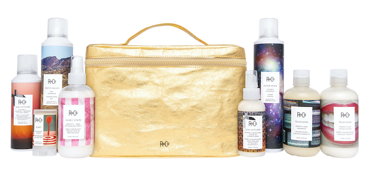 R&Co Complete Me Must Haves hair care kit as featured in the LA ELEMENTS Holiday Gift Guide.