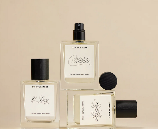 Fragrance line L'Amour Mére by Natasha Gregson Wagner at the 2026 DPA Golden Gift Suite