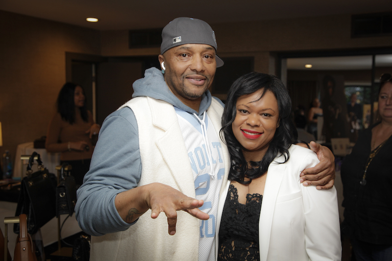 Malik Yusef at the DPA Music Lounge celebrating the GRAMMYS.