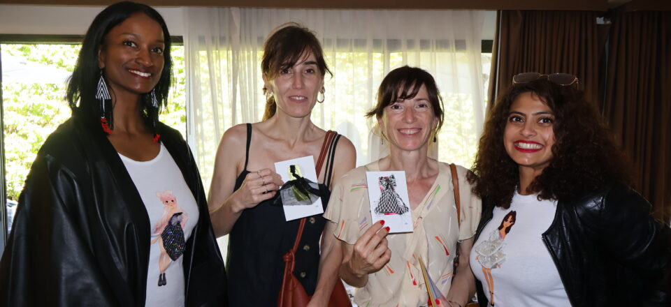 Maya Persaud, Suzanne Guèvremont, Christine Noël and Shirin Hashem at the 2026 DPA Diamond Lounge