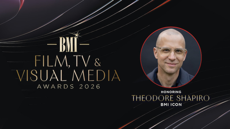 Theodore Shapiro to receive the 2026 BMI Icon Award.