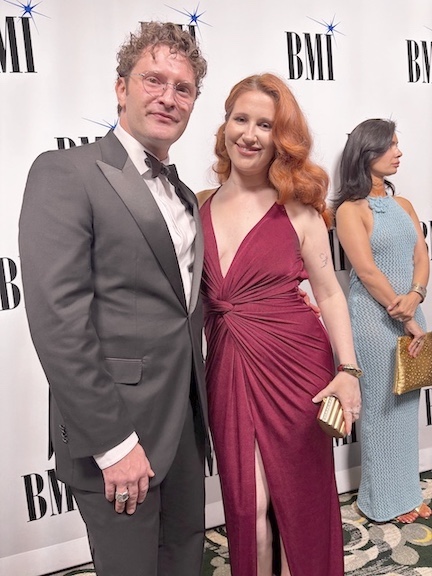 Tom and Georgia Schraeder attend the 2026 BMI Film,TV and Visual Media Awards.