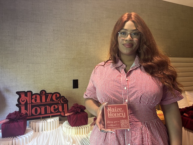 Taira Bagley of Haize & Honey at the 2026 DPA Pre-Awards Goft Suite in honor of the Emmys.